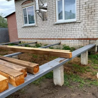 Фундаменты на забивных ЖБ сваях